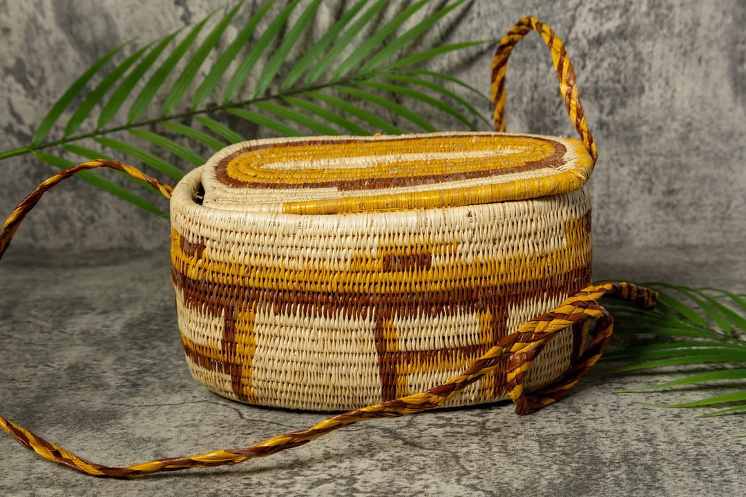 Oval Vintage Hanging Basket