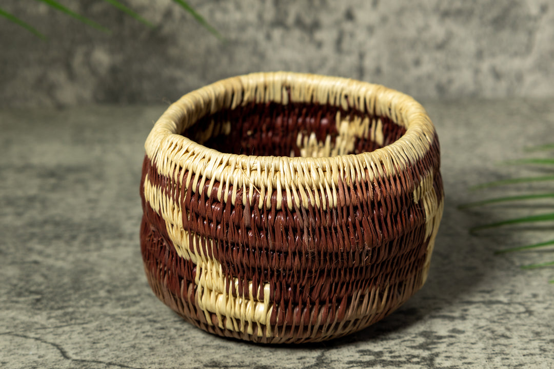 Ground Zig Zag Vintage Basket
