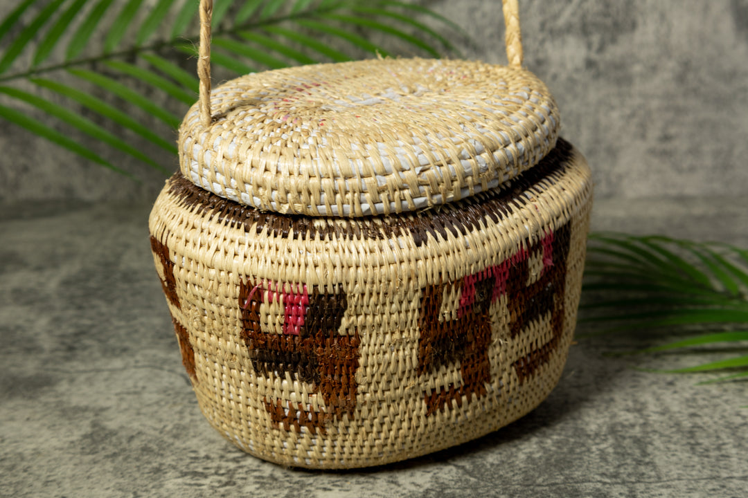 Oval Vintage Hanging Basket