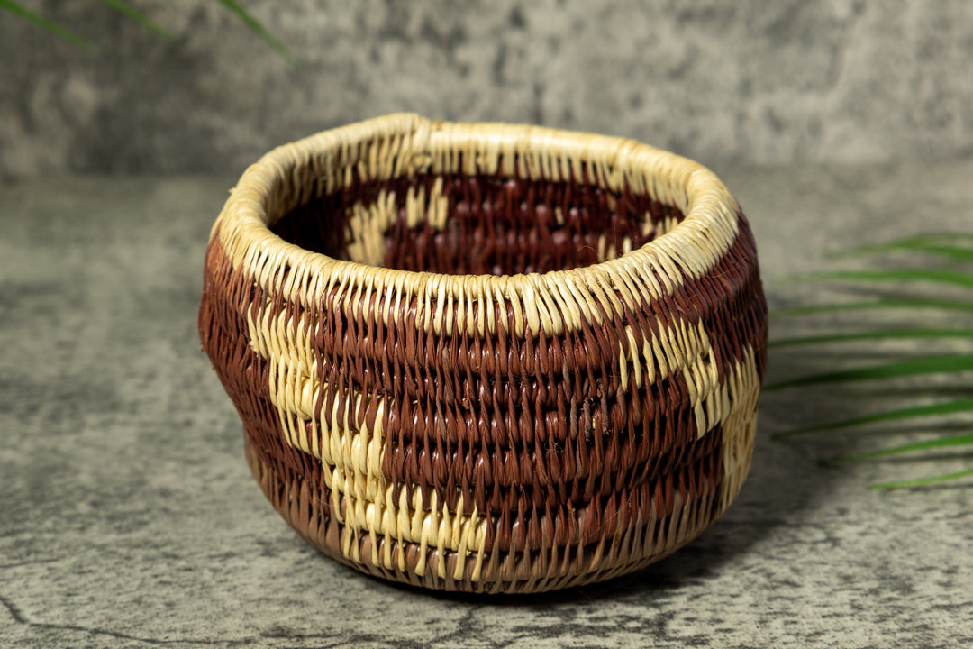 Ground Zig Zag Vintage Basket