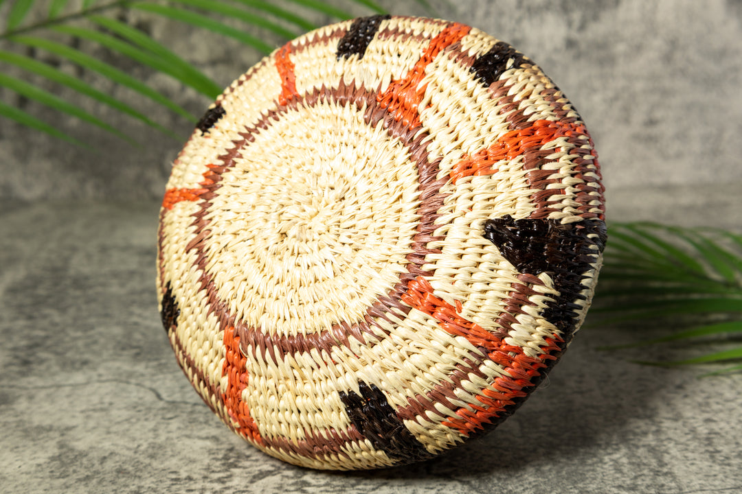 Multi-Color Bowl Vintage Basket