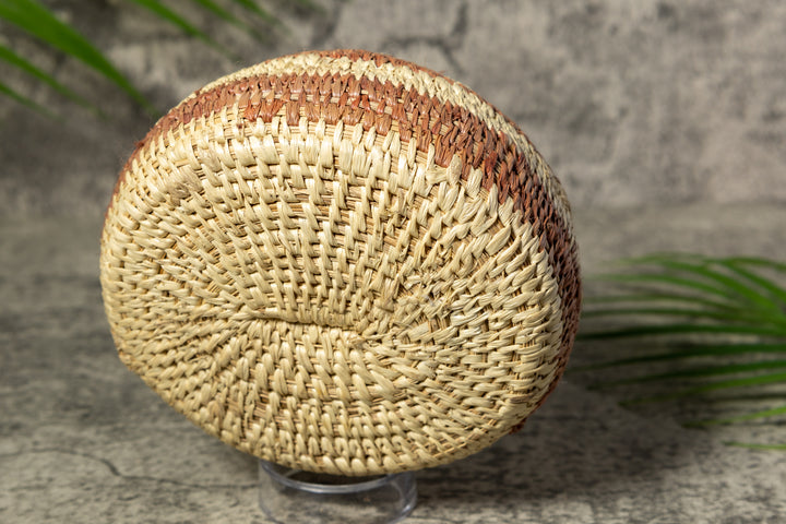 Brown Band Rainforest Vintage Basket