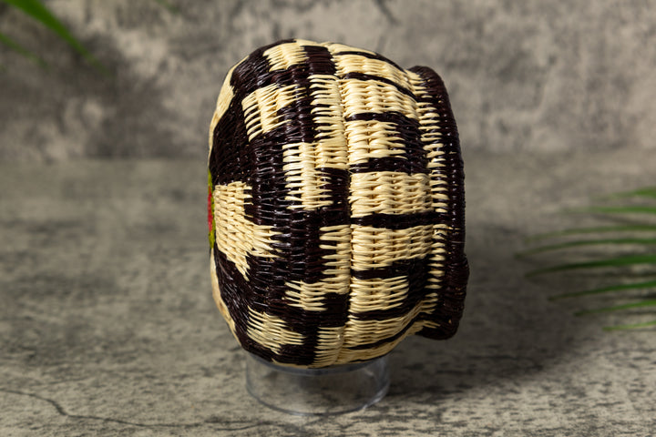 Black and White Rainforest Vintage Basket