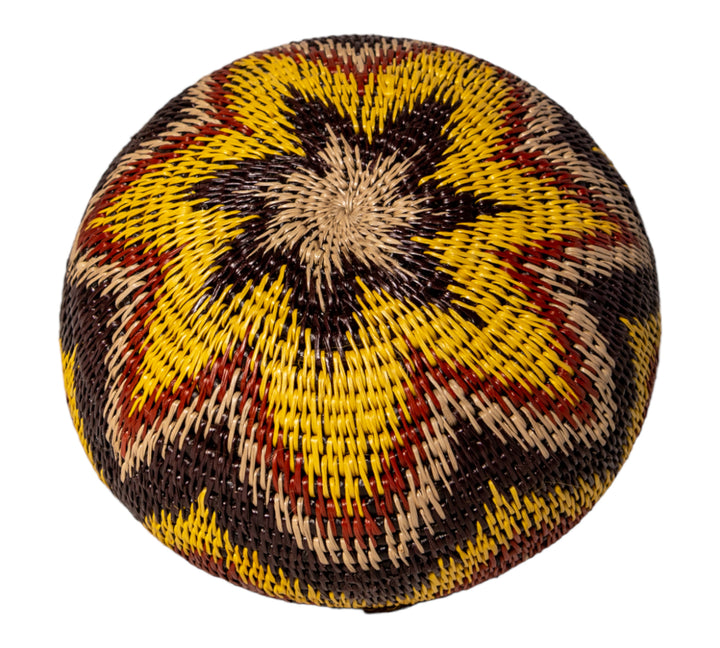 Angry Waves Woven Basket With Top