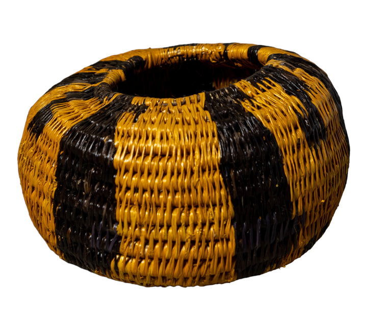 Gold and Black Rainforest Vintage Basket