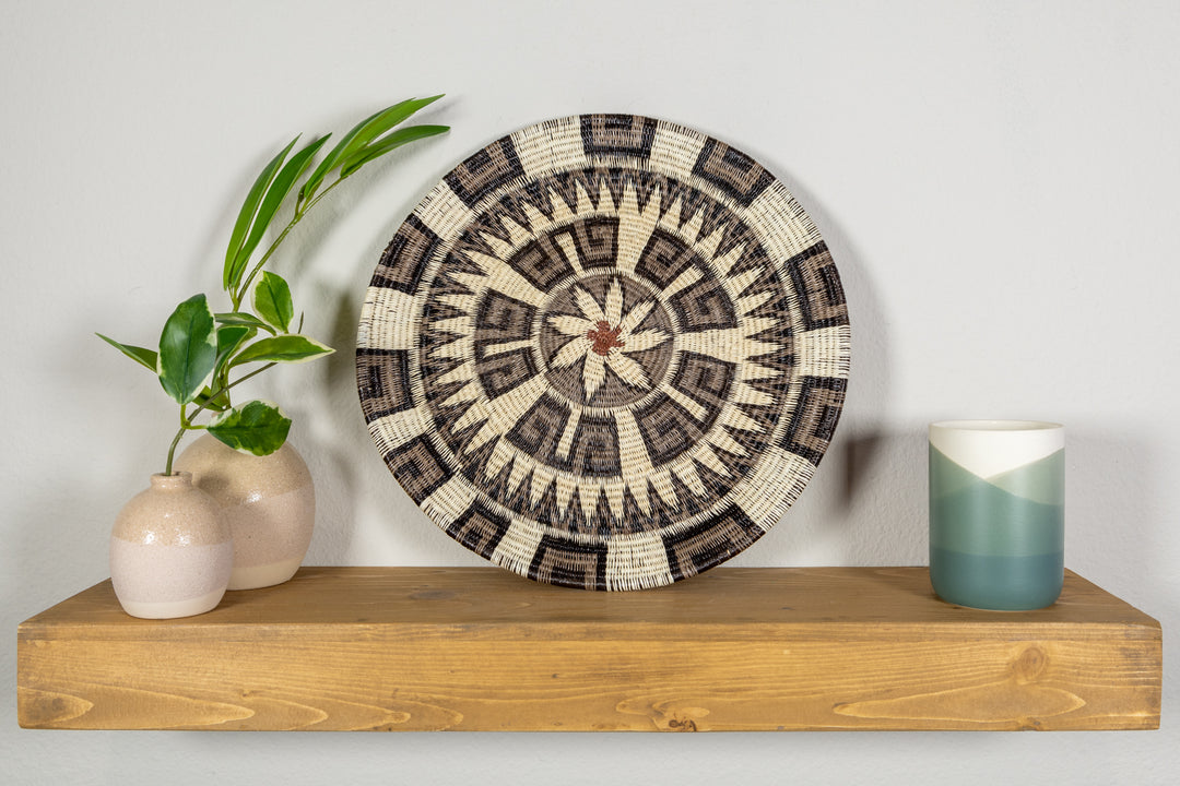 Aztec Mayan Basket Plate