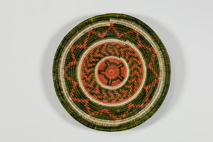 Bronze and Green Turtle Basket Plate