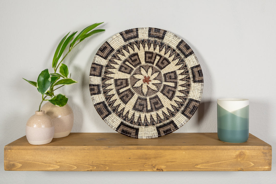 Aztec Mayan Basket Plate