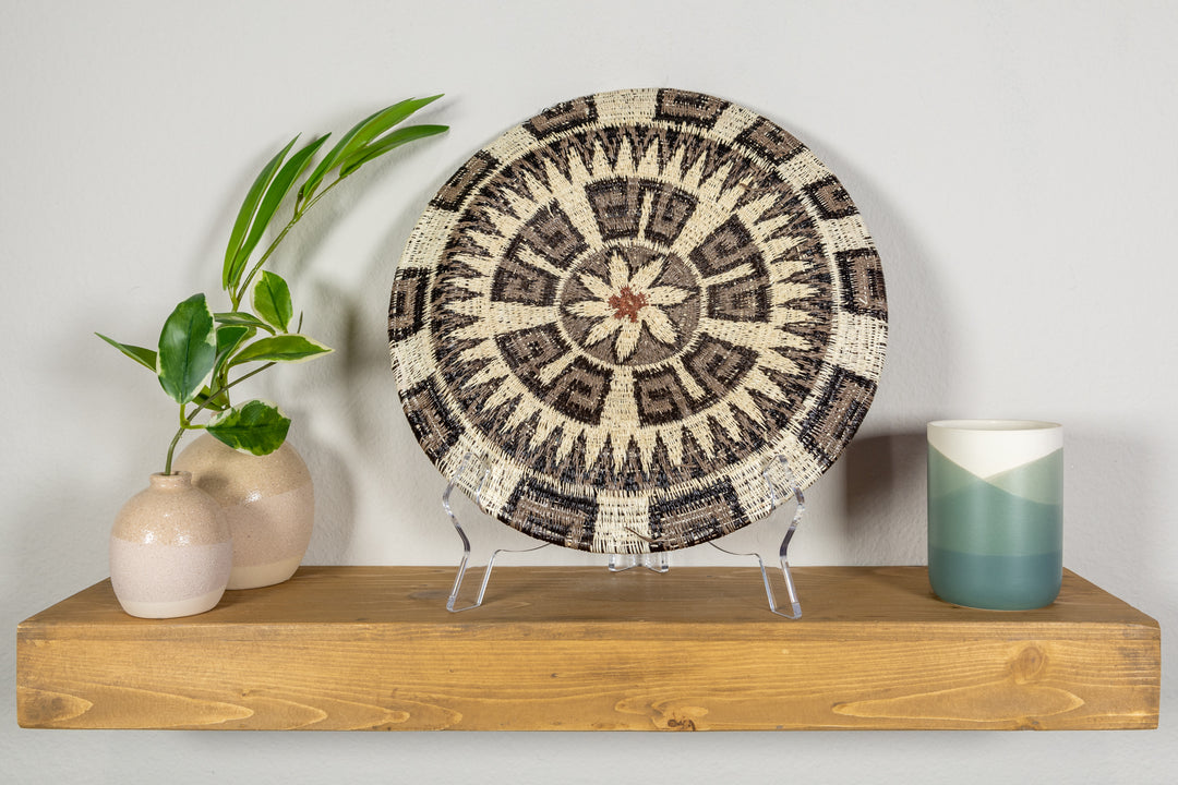 Aztec Mayan Basket Plate