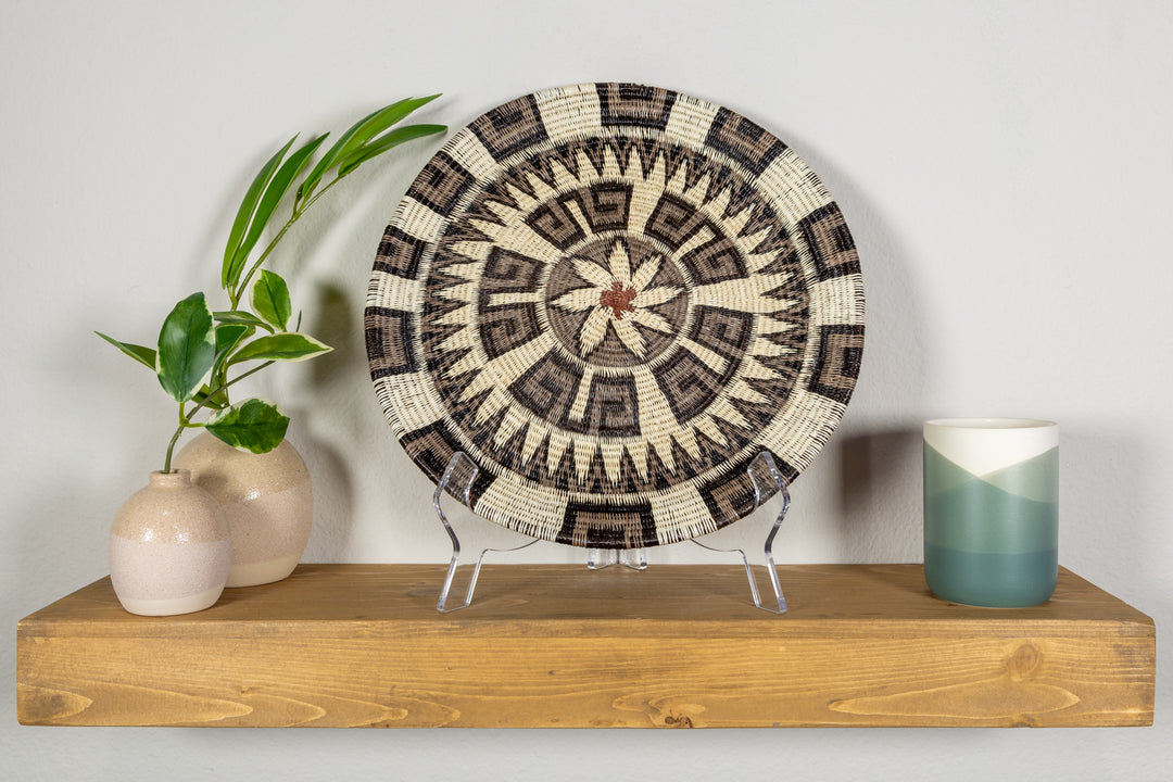 Aztec Mayan Basket Plate