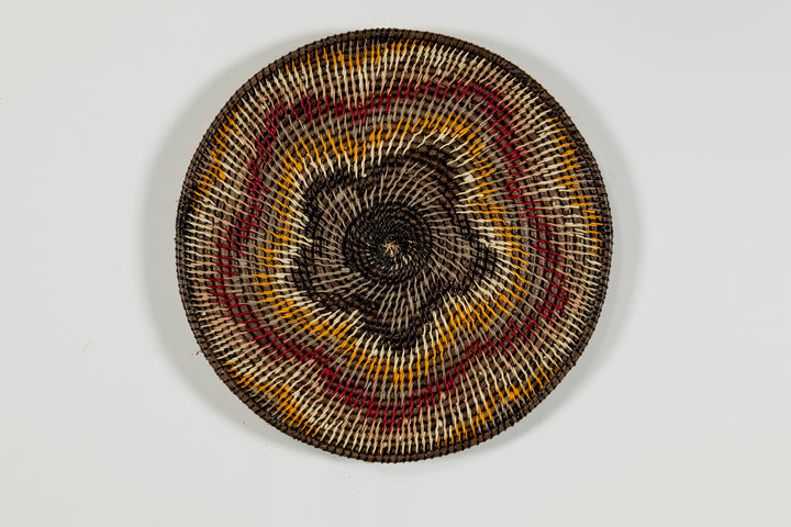 Star Spiraling in Space Basket Plate