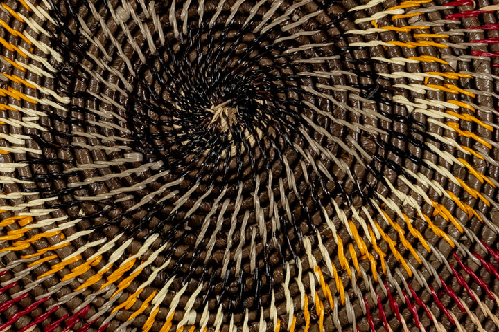 Star Spiraling in Space Basket Plate