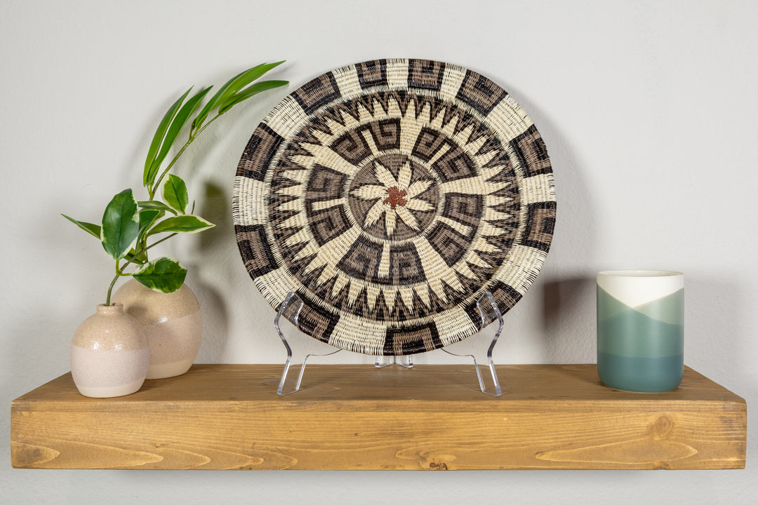 Aztec Mayan Basket Plate
