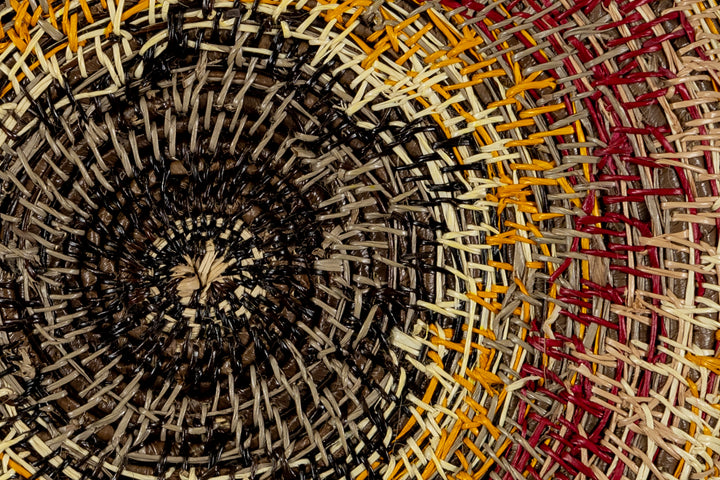 Star Spiraling in Space Basket Plate