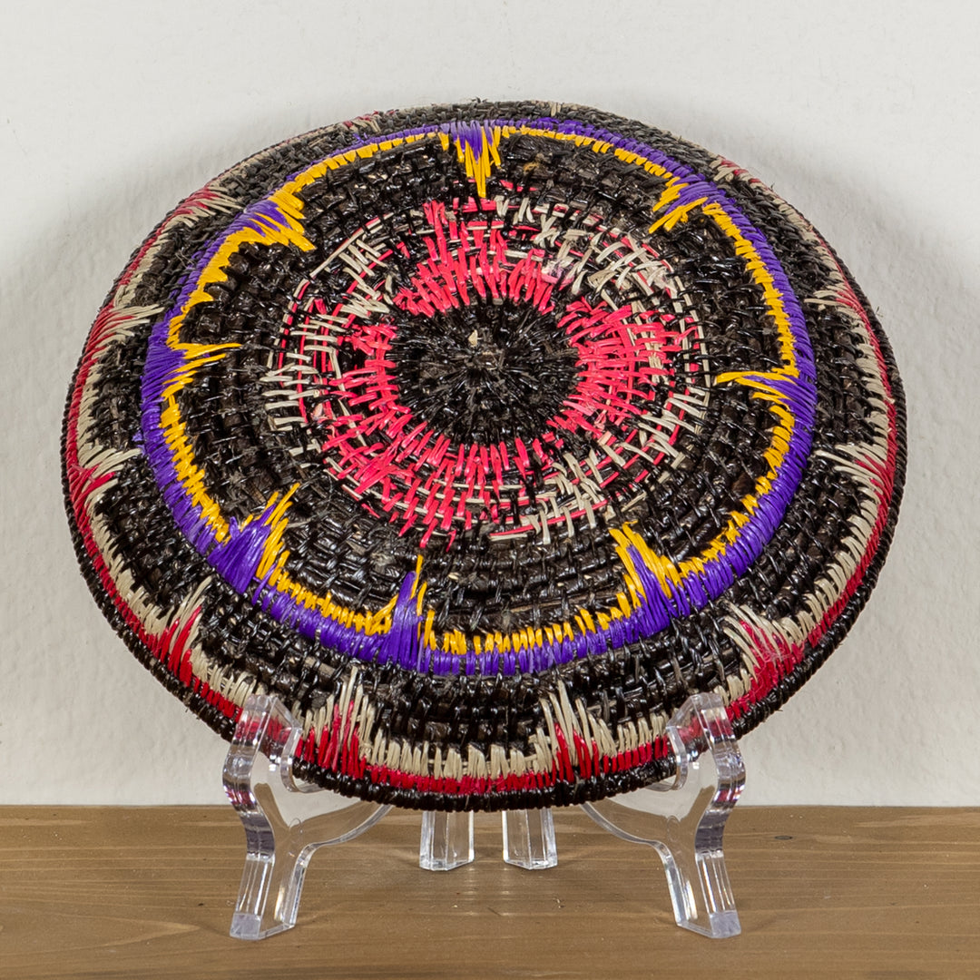 Blazing Array of Color Small Basket Plate