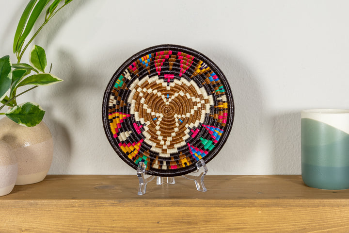Kaleidoscope of Color Small Basket Plate