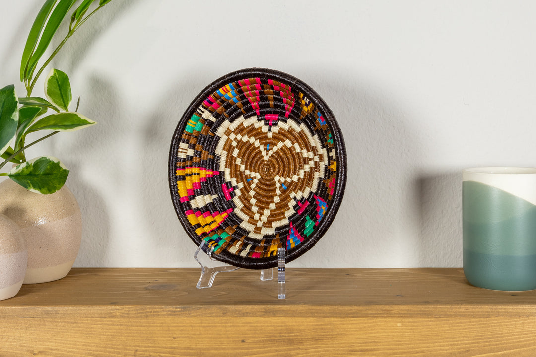 Kaleidoscope of Color Small Basket Plate