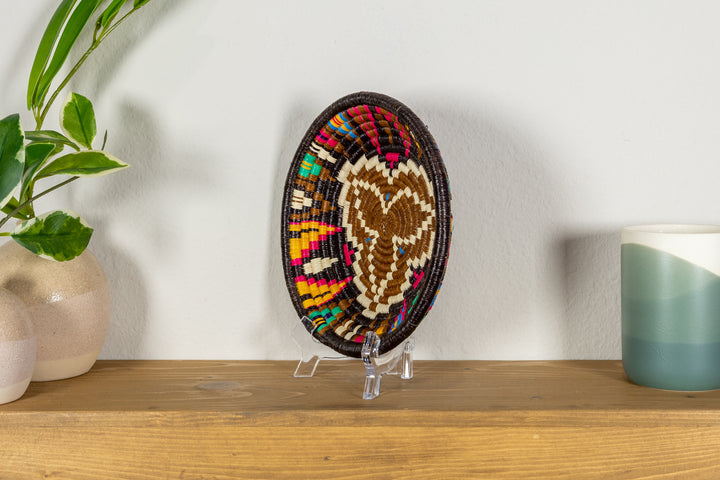 Kaleidoscope of Color Small Basket Plate