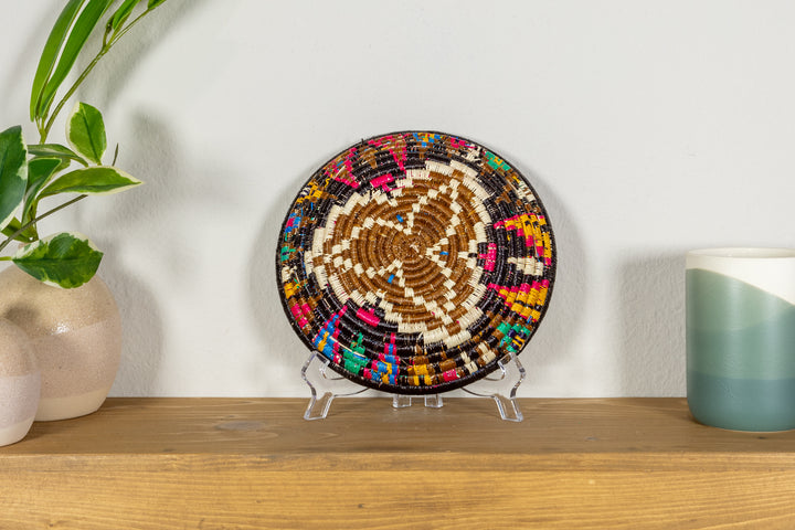 Kaleidoscope of Color Small Basket Plate