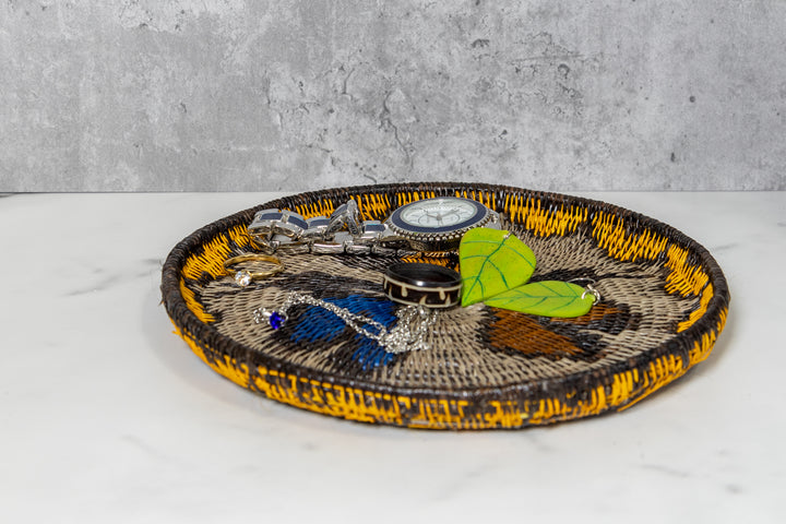 Strange Butterfly Basket Plate
