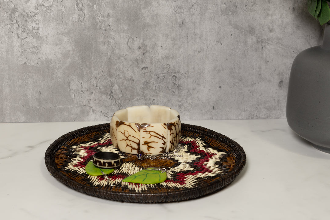 Radiating Butterfly Basket Plate