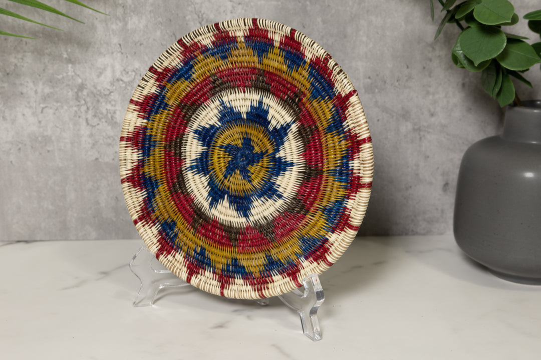 Three Butterflies Basket Plate