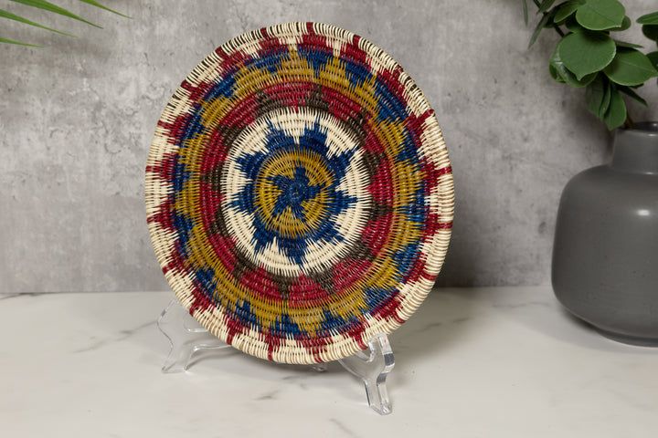 Three Butterflies Basket Plate