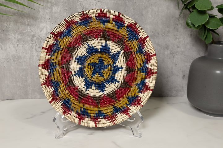 Three Butterflies Basket Plate