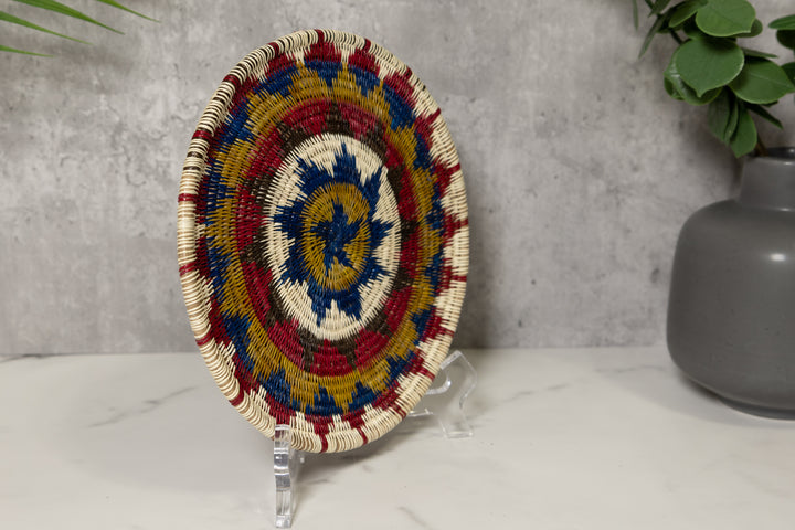 Three Butterflies Basket Plate