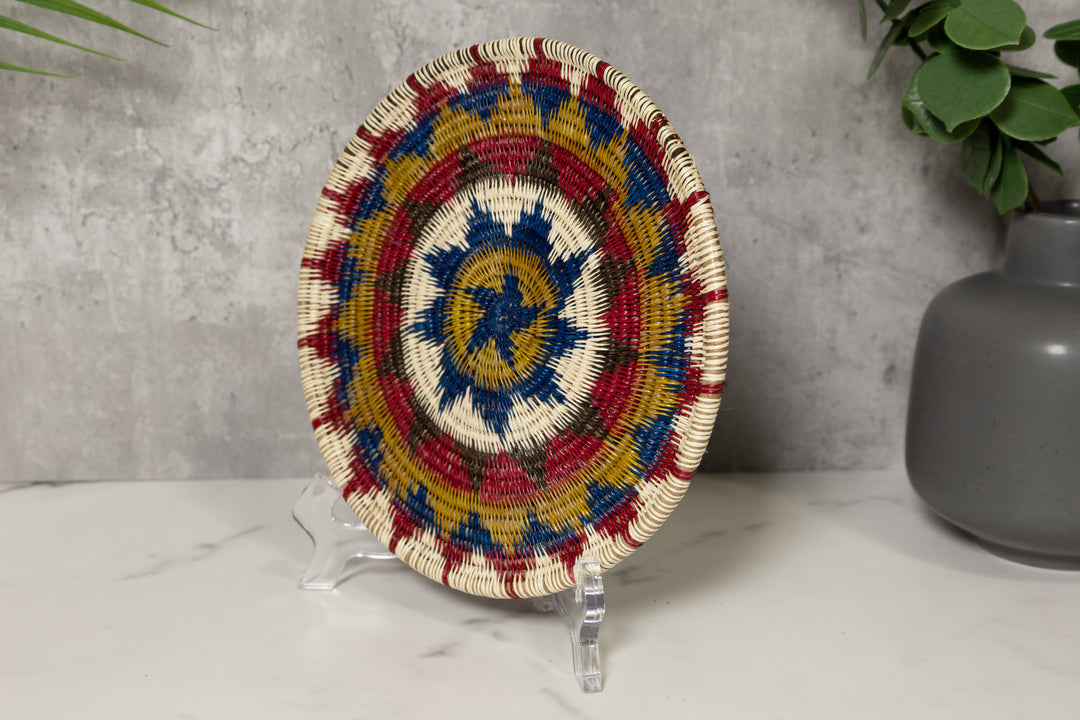 Three Butterflies Basket Plate