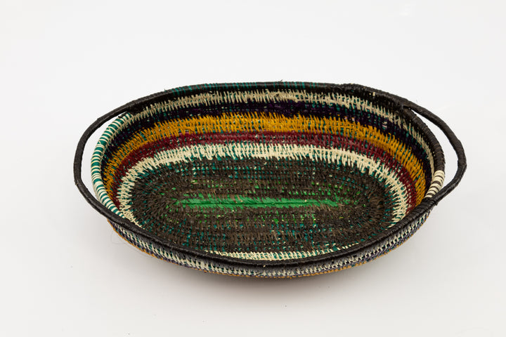 Rainforest Woven Basket Bowl