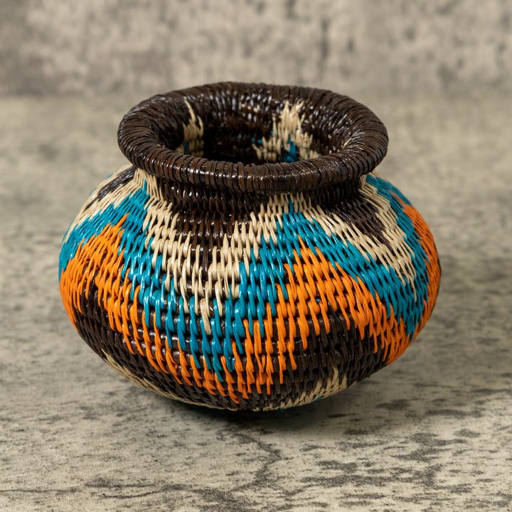 Aqua Ocean Waves Rainforest Basket