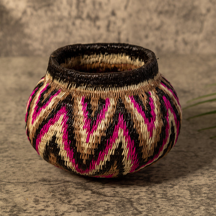 Violet Jungle Star Silhouette Rainforest Basket