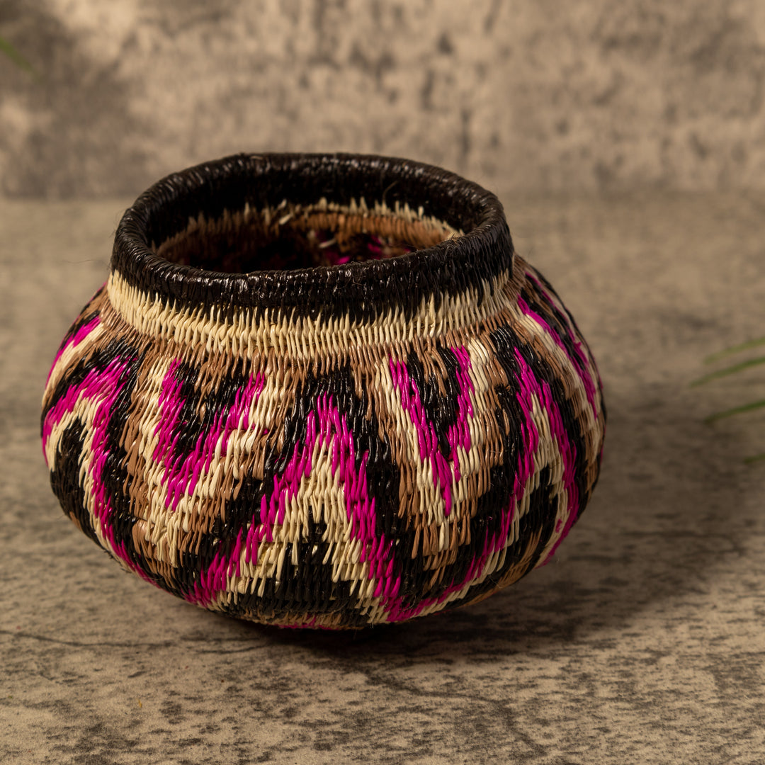 Violet Jungle Star Silhouette Rainforest Basket