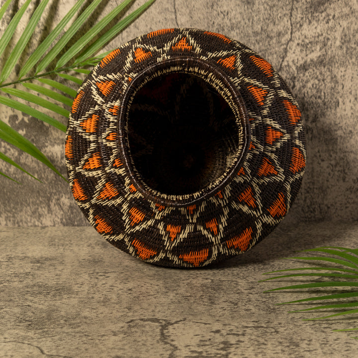 Orange Fish Net Rainforest Basket