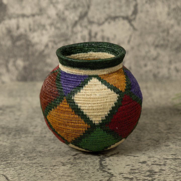 Raibow Diamond Design Rainforest Basket