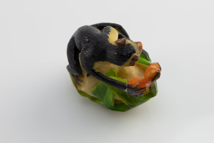 Hand Carved Tagua Nut Monkey