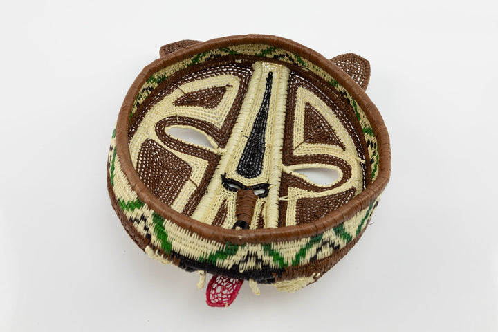 Hand Woven Kitty Cat Mask