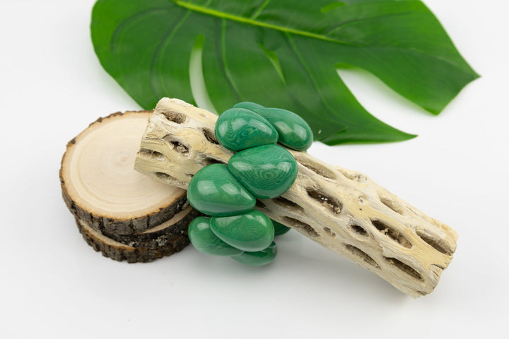 Classic Hand Made and Dyed Tagua Nut Bracelet Ecuador