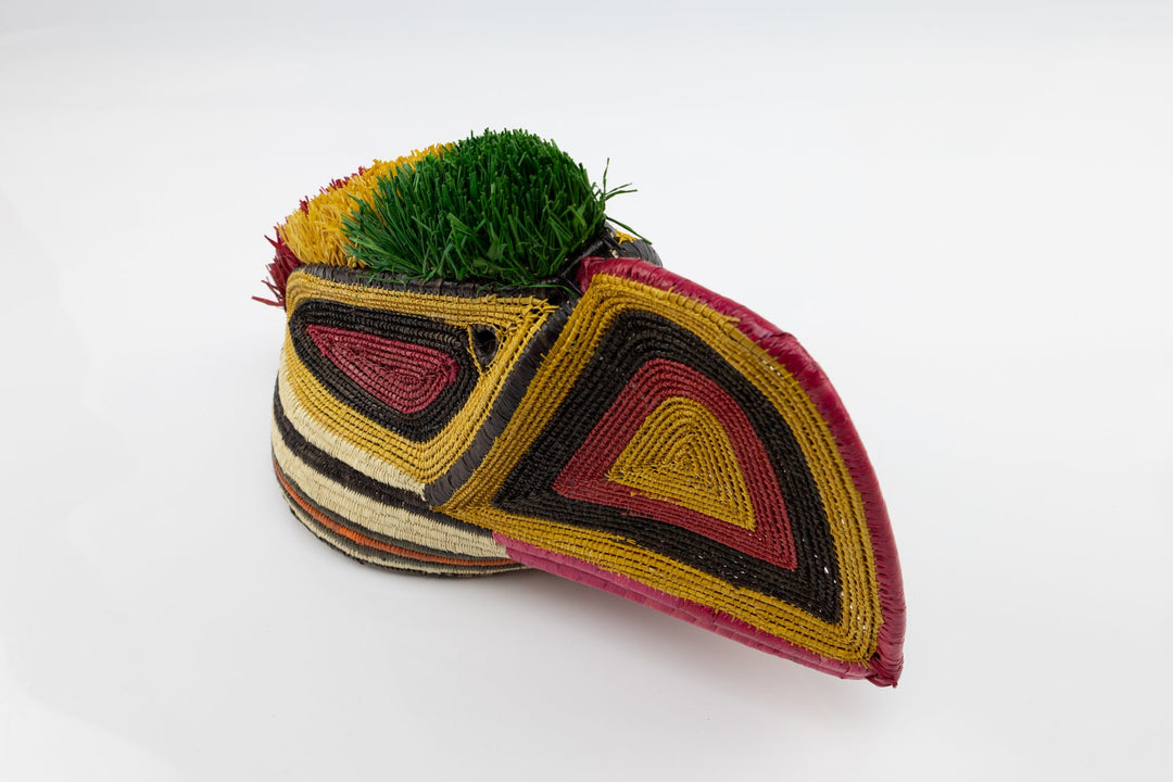 Hand Woven Parrot Mask